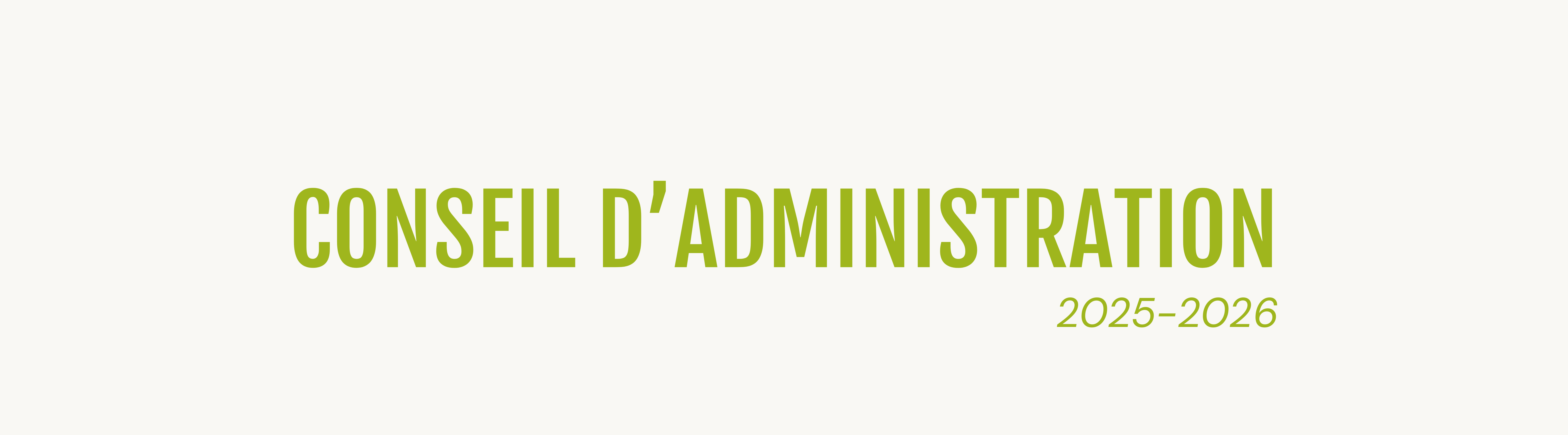 Bannière illustrant le Conseil d’administration de la Coop Garneau