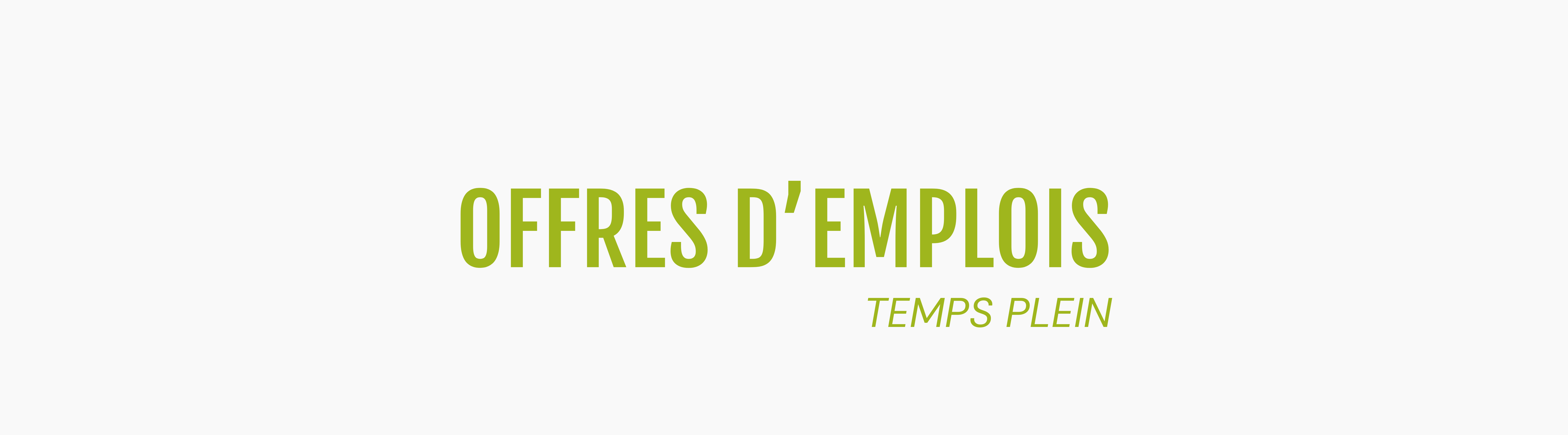 Bannière Offres d’emplois – Coop Garneau